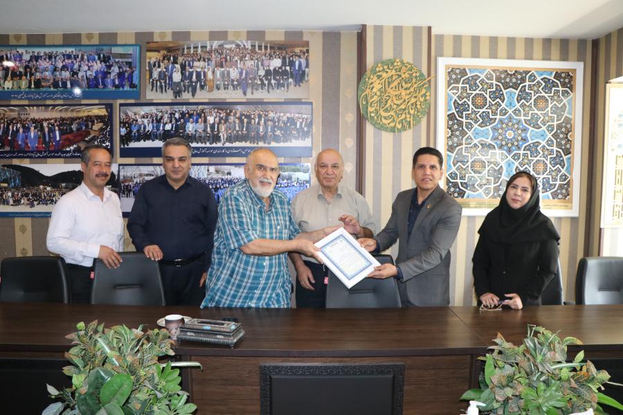 تقدیر از جناب آقای دکتر امیر منصوری زاده ریاست محترم دانشگاه جهت قرار گرفتن در لیست ۲ درصد دانشمندان برتر جهان در سال ۲۰۲۴