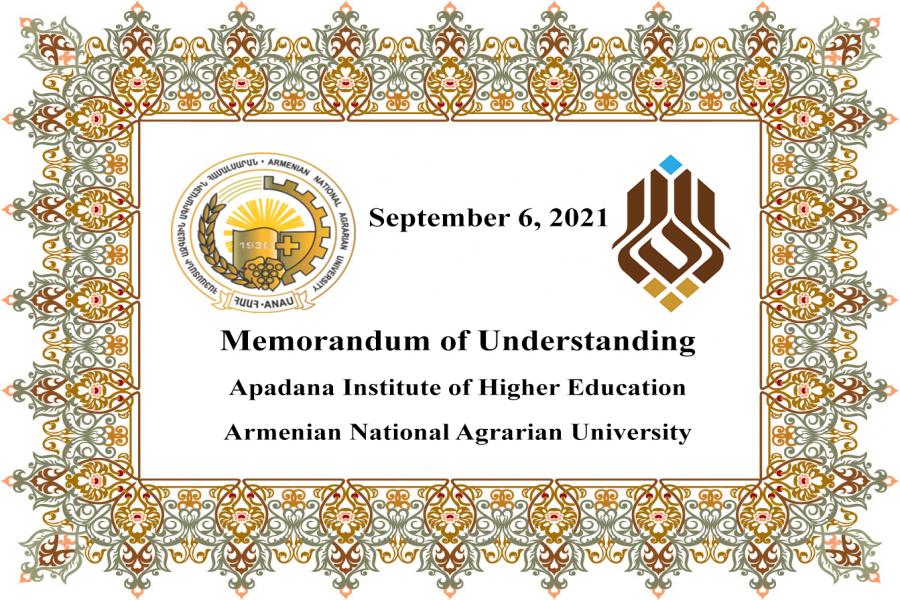 امضای تفاهم نامه همکاری بین دانشگاه آپادانا و دانشگاه ارمنستان